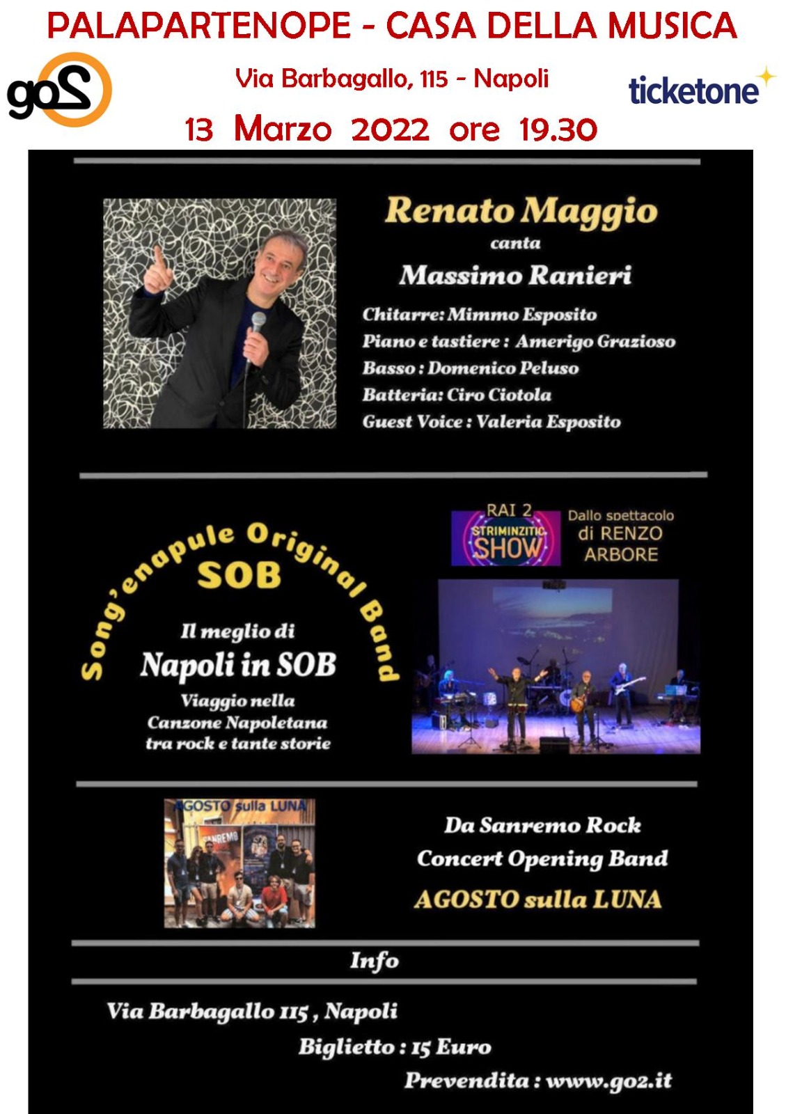 Dettagli evento