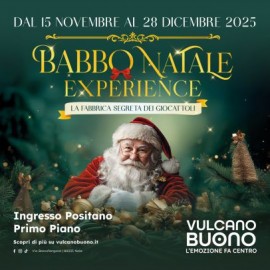 BABBO NATALE EXPERIENCE – La Fabbrica Segreta dei Giocattoli