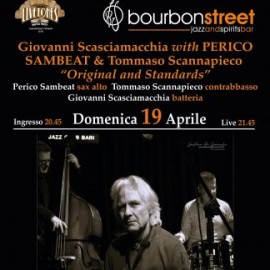 Giovanni Scasciamacchia with Perico Sambeat e Tommaso Scannapieco