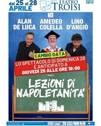 Lezione di Napoletanita' Lino D'Angio' - Amedeo Colella - Alan De Luca