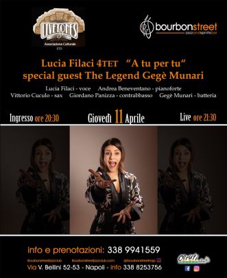 Lucia Filaci 4et ''A TU PER TU'SPECIAL GUEST THE LEGEND GEGE MUNARI