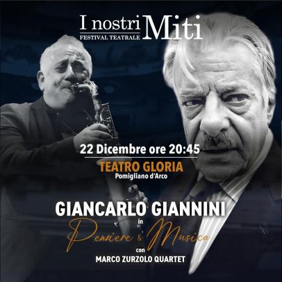 Giancarlo Giannini in Pensiere e Musica con Marco Zurzolo Quartet