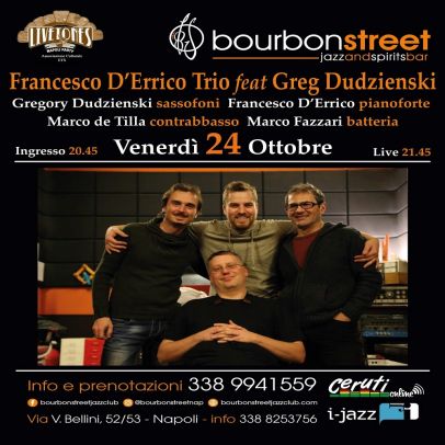 Francesco D'Errico Trio - Feat Greg Dudzienski