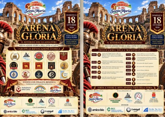 Arena e Gloria, il ritorno dei Gladiatori